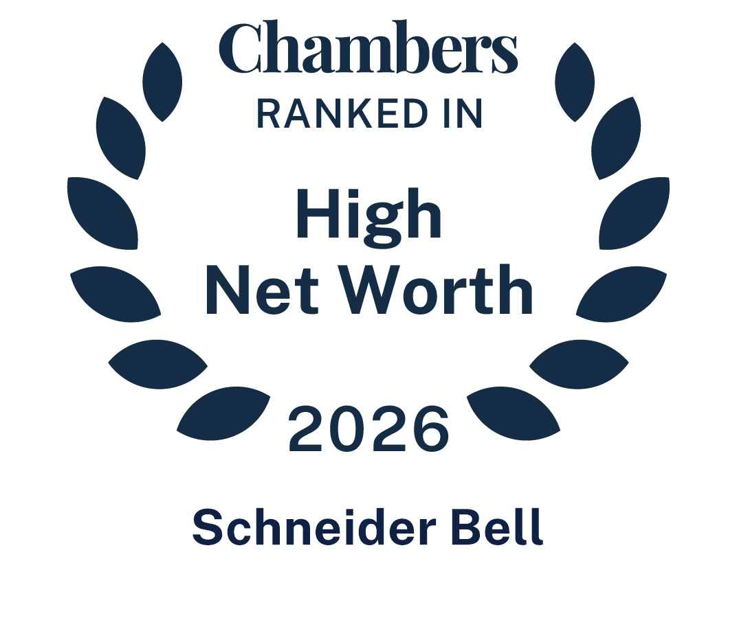 Chambers High Net Worth 2026 logo featuring Schneider Bell