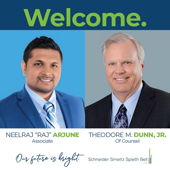Schneider Smeltz Spieth Bell Welcomes Two Attorneys to our Firm