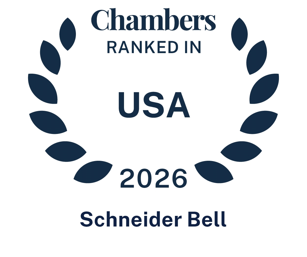 Schneider Bell ranked in Chambers USA 26 badge
