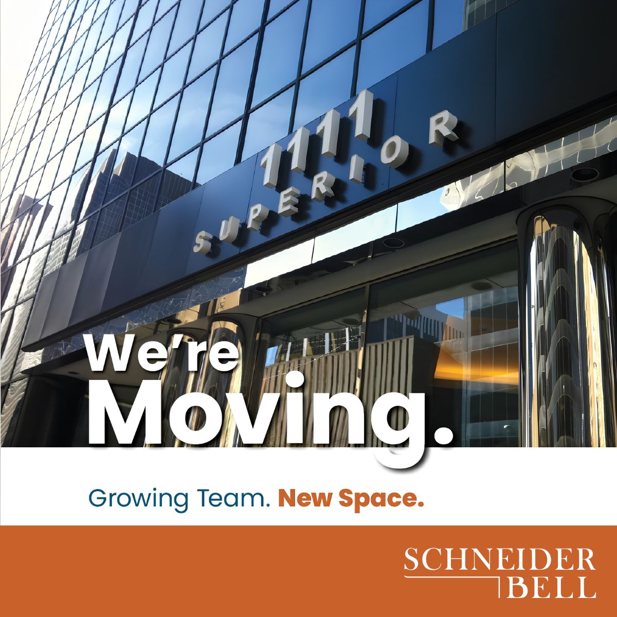 Schneider Bell is Moving on June 1, 2026!
