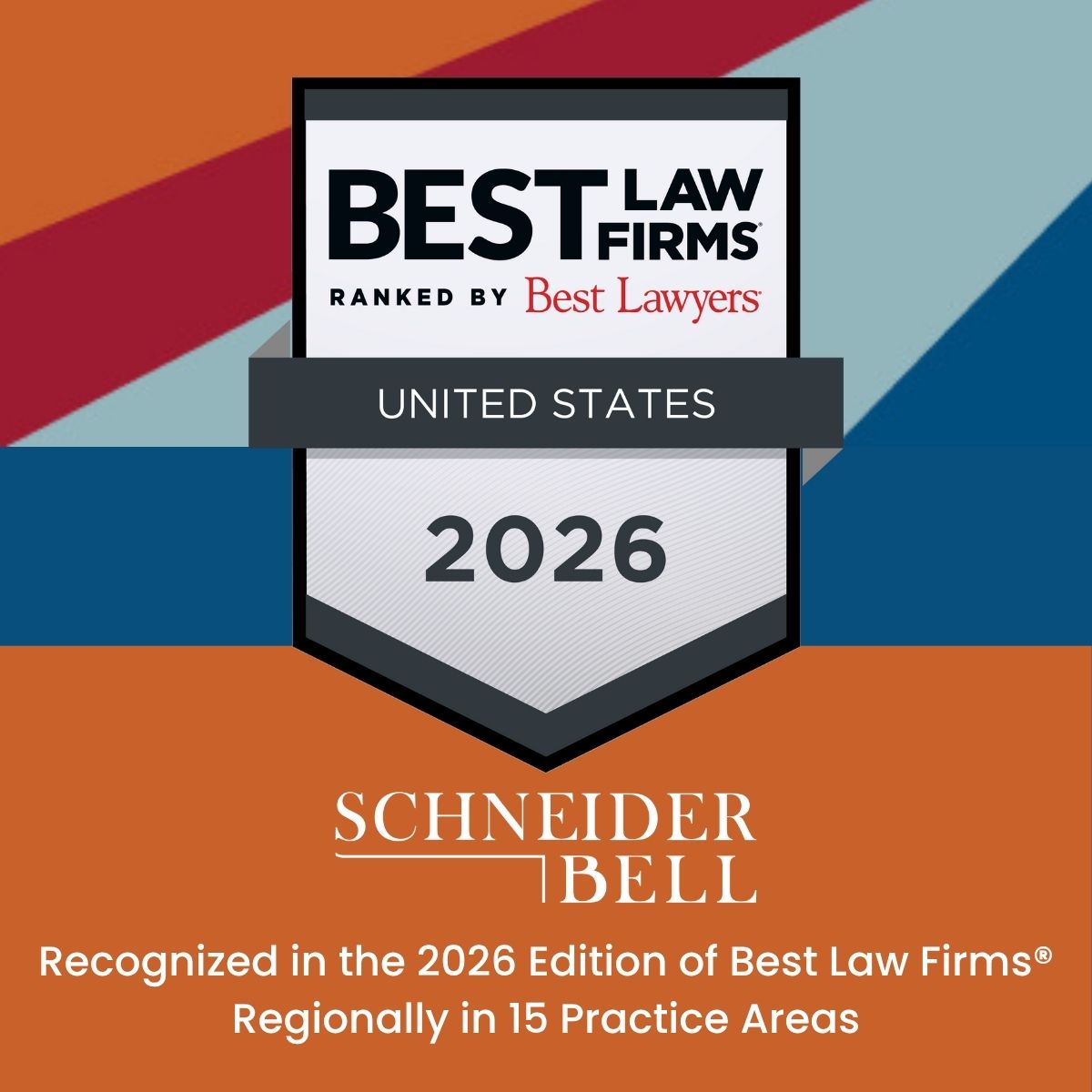 Best Law Firms 2026 recognition for Schneider Bell.