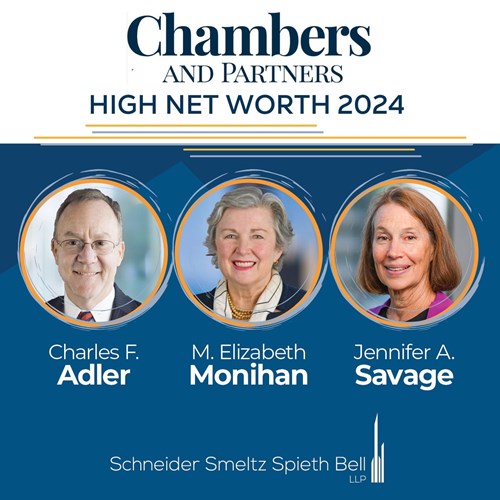 Schneider Smeltz Spieth Bell and Three Attorneys are Ranked in Chambers High Net Worth Guide 2024 for Private Wealth Law in Ohio