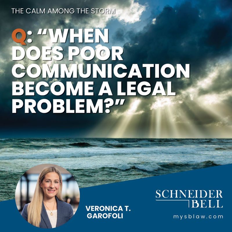 When does poor communication become a legal problem? This is the question for this blog post.